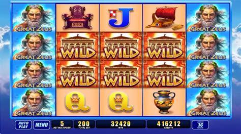 Great Zeus Slots – Play Online Casino Games by WMS for Free.